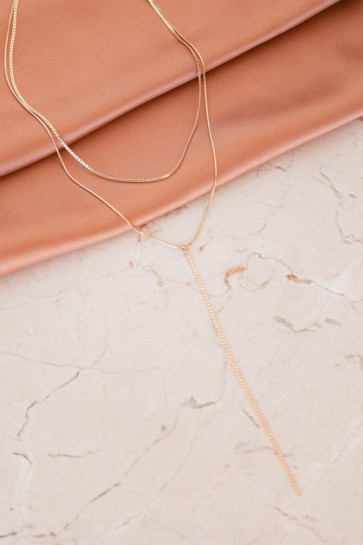 Addison Layered Necklace in Gold – view 5 of 6