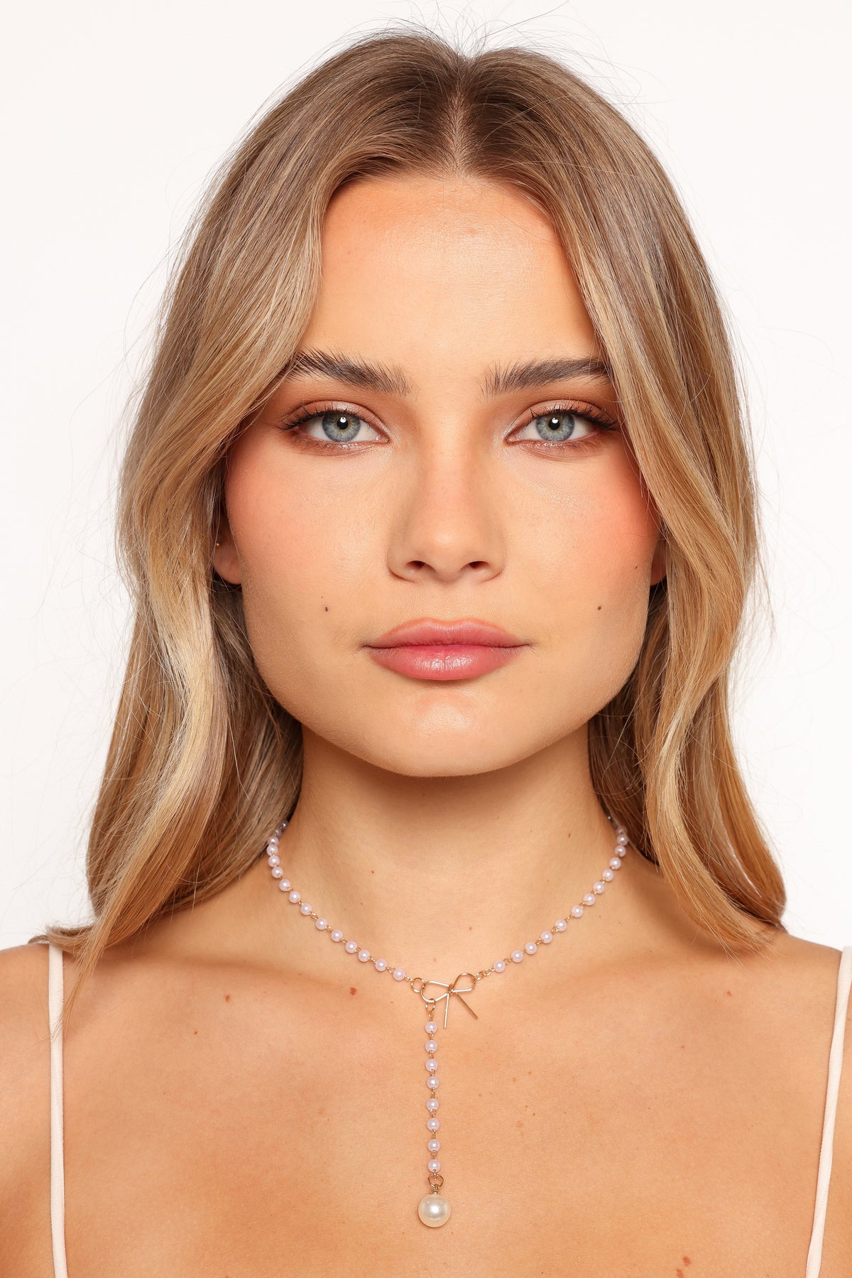 Aldo Bow Necklace in Pearl – view 2 of 2