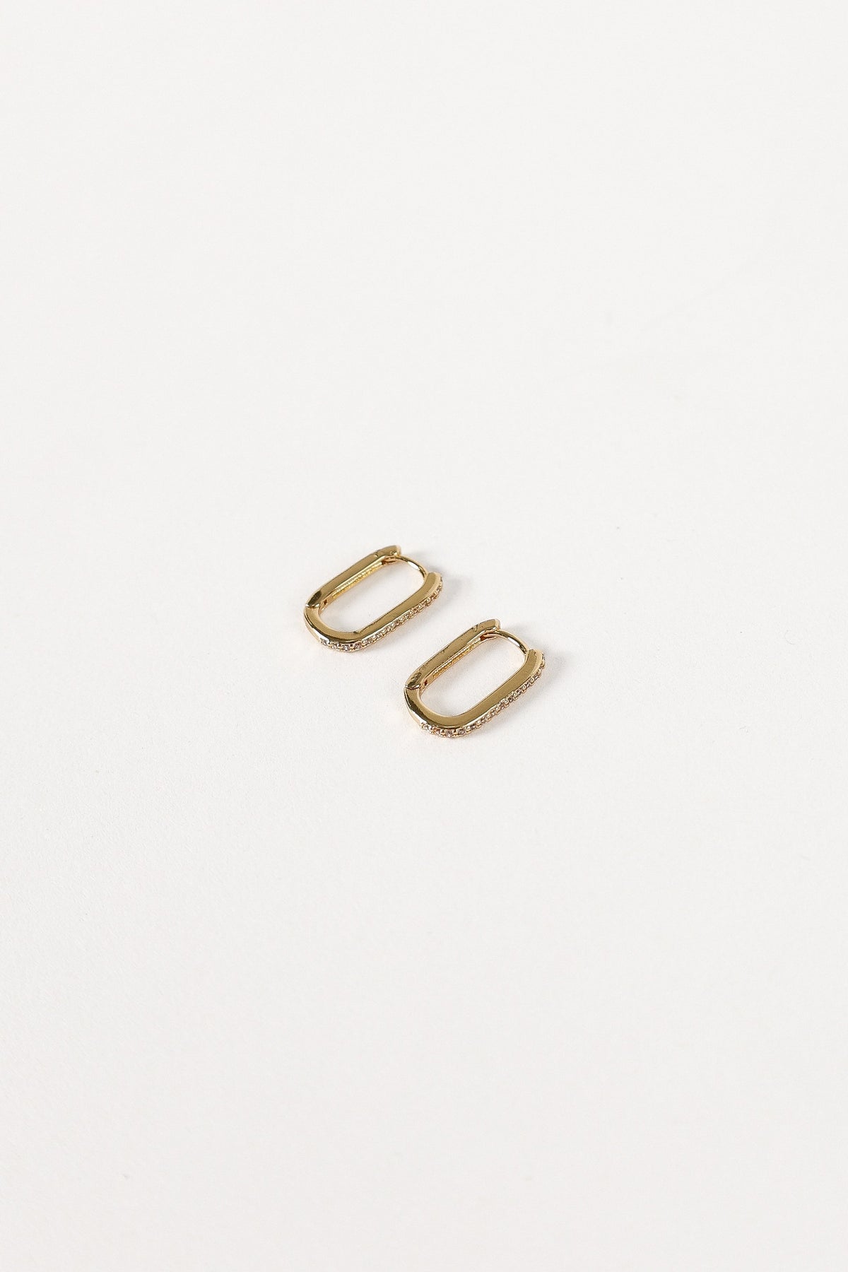 Anisa Hoop Earrings in Gold – view 3 of 4