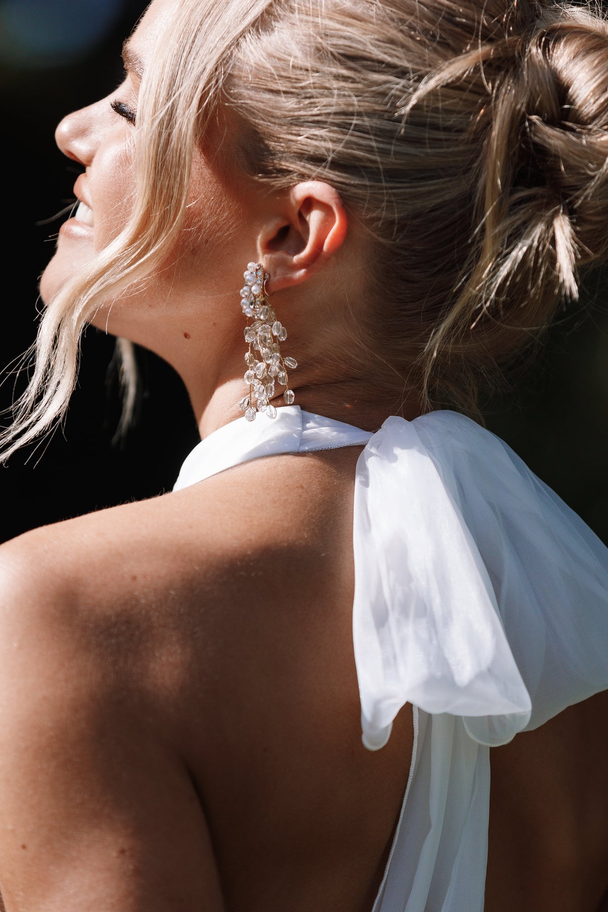 Annalise Pearl Earrings in Gold – view 2 of 7