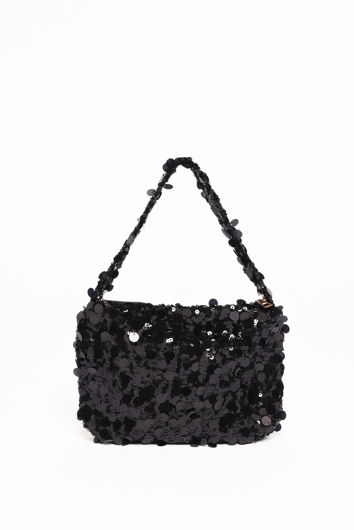 Annika Sequin Shoulder Bag in Black – view 1 of 3