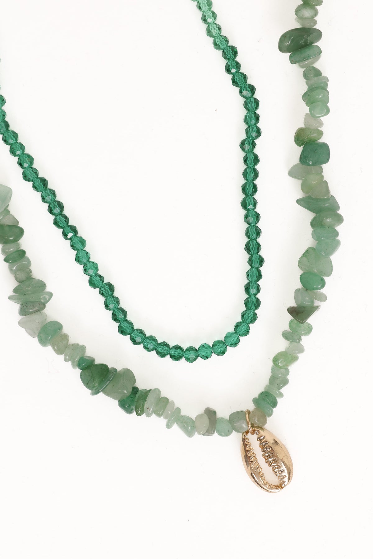 Aquaria Necklace Set in Green – view 2 of 3