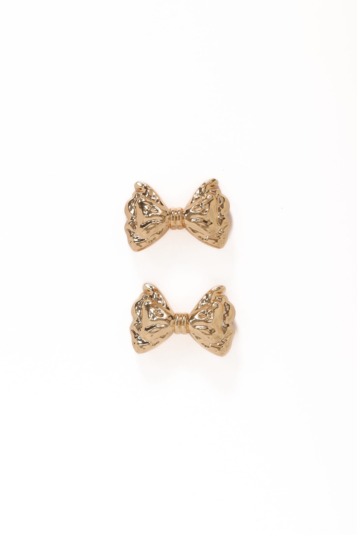 Aspen Hair Bow Set in Gold – view 2 of 3
