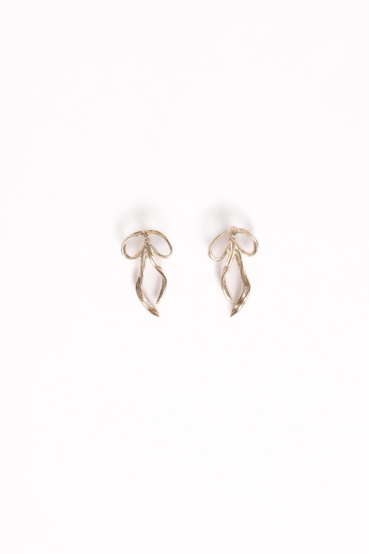 Avery Bow Earrings in Gold – view 2 of 4