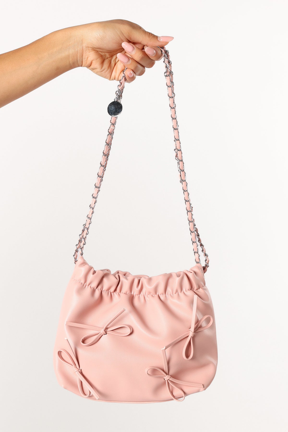 Bennet Bow Statement Bag in Pink – view 1 of 2