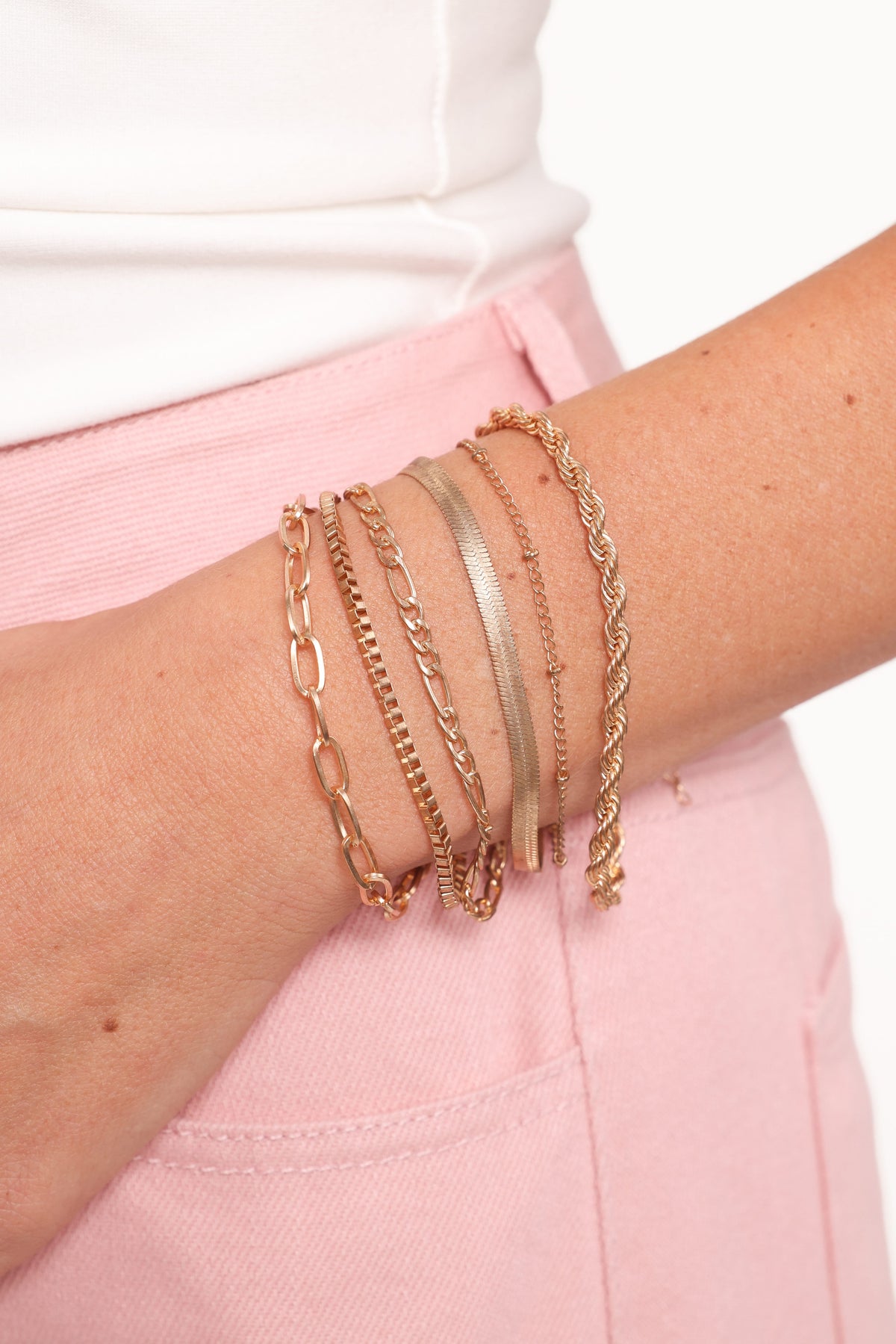 Brooklyn Bracelet Set in Gold – view 4 of 4