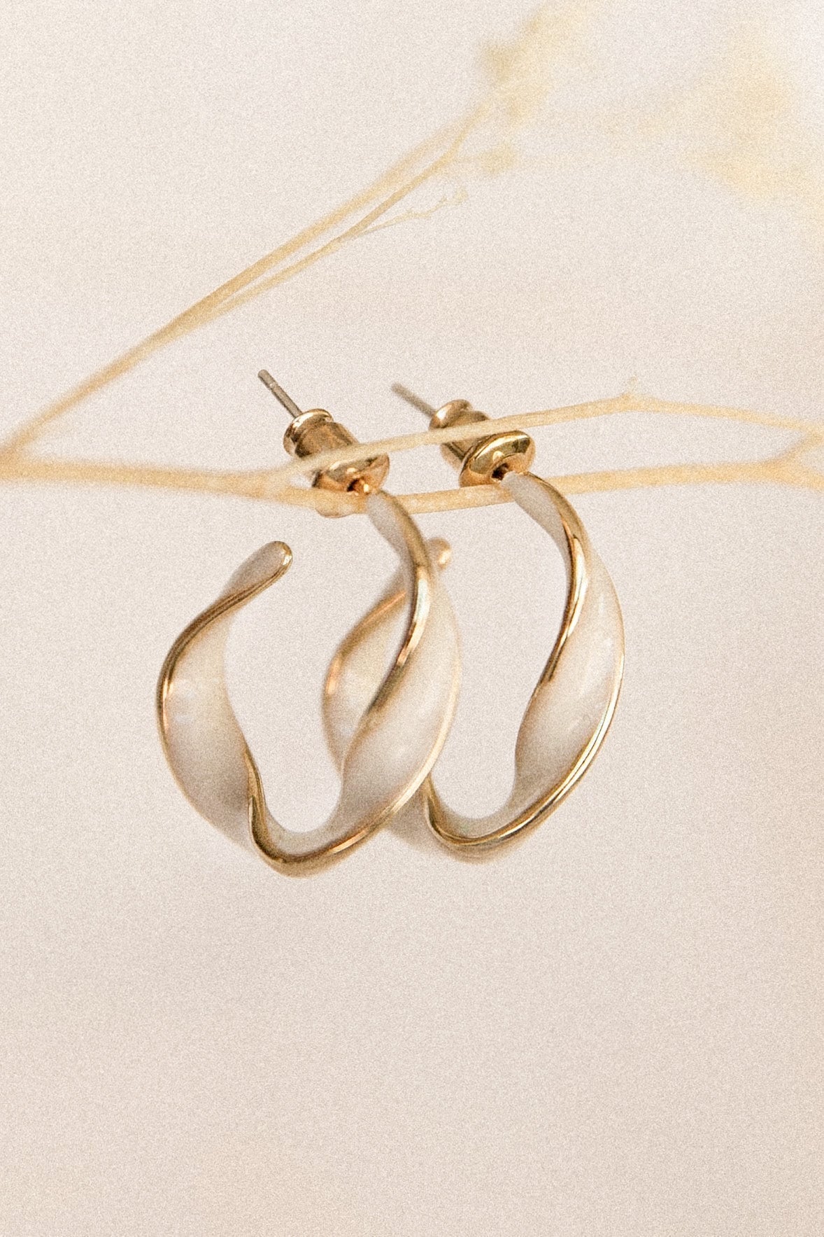Clementine Earrings in White – view 3 of 5