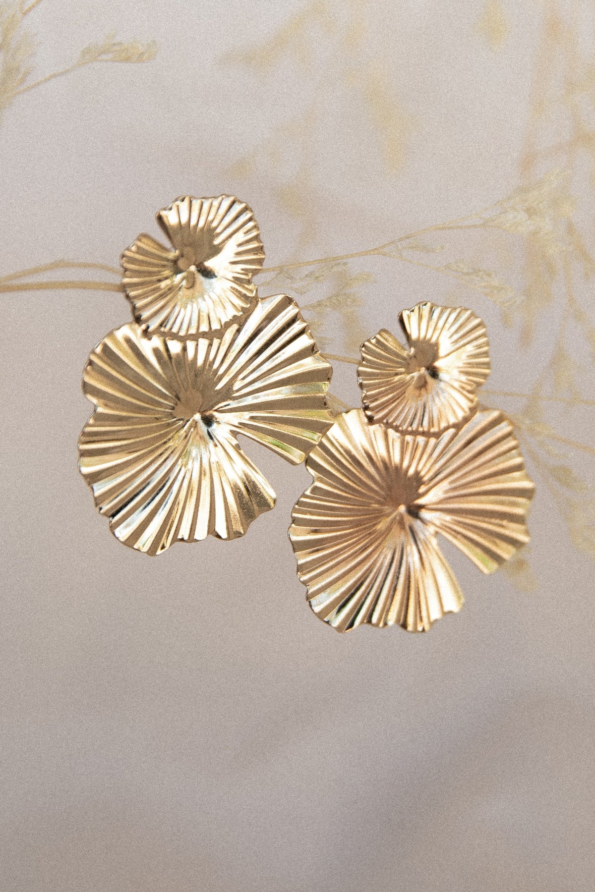 Delia Earrings in Gold – view 2 of 5