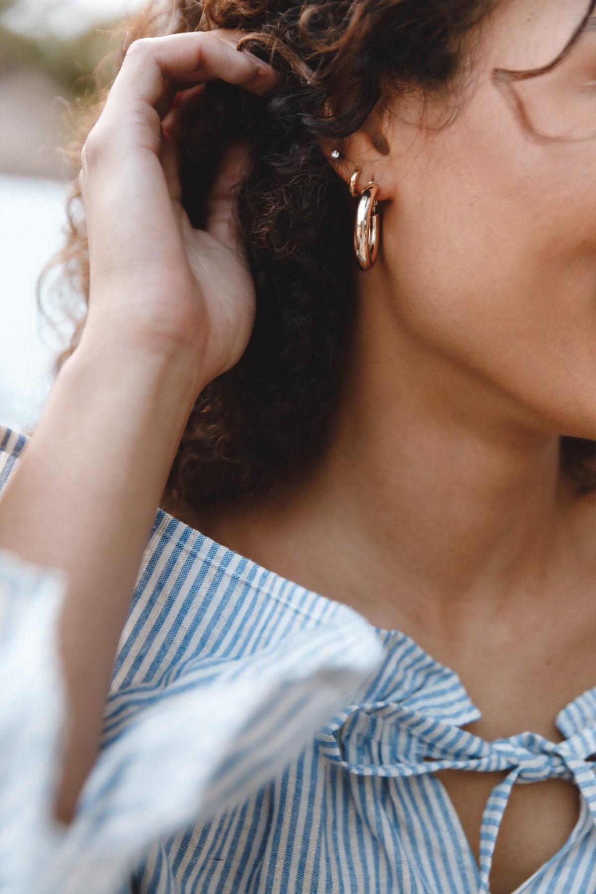 Delilah Earrings in Gold – view 1 of 6