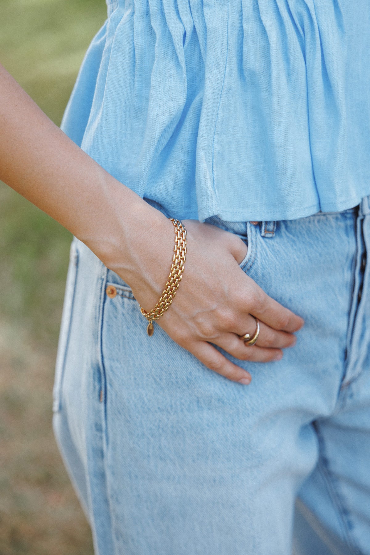 Drew Bracelet in Gold – view 1 of 3