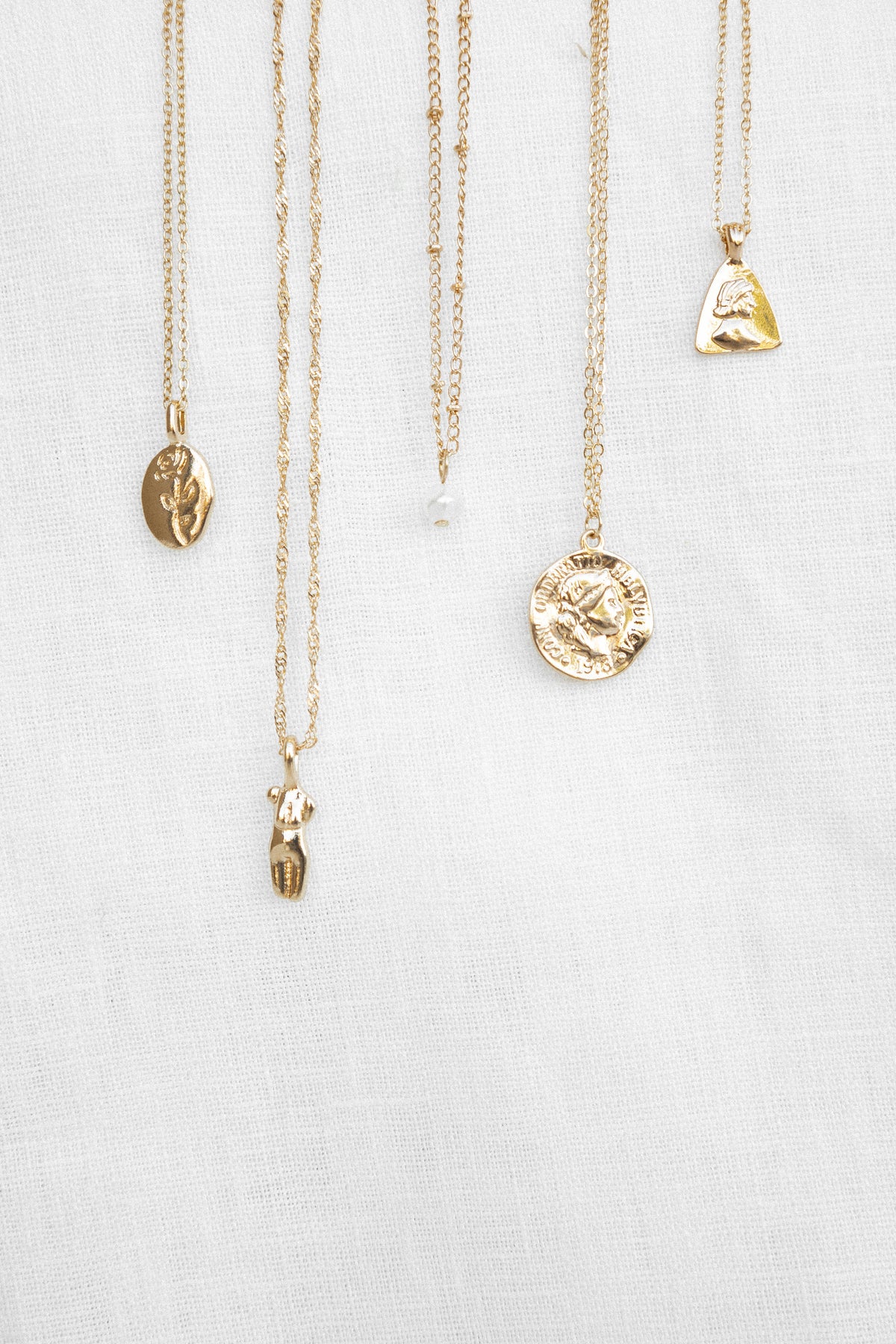 Enchante 5 Layer Necklace Set in Gold – view 1 of 8