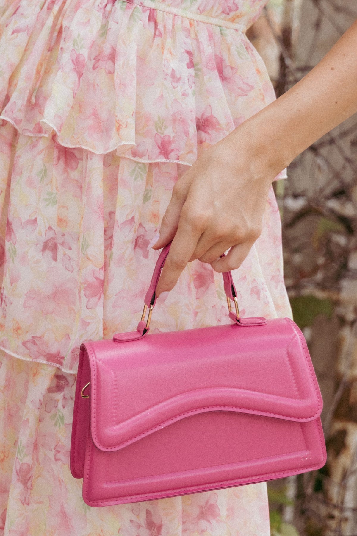 Evangeline Bag in Hot Pink – view 2 of 2