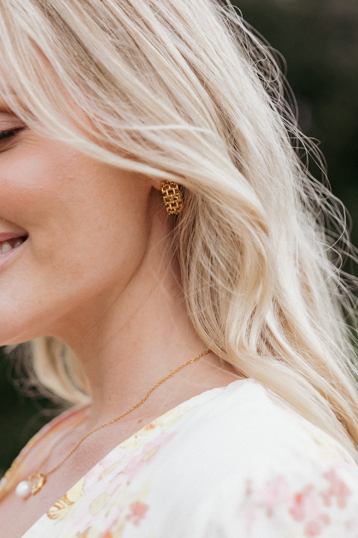 Fleur Earrings in Gold – view 1 of 3