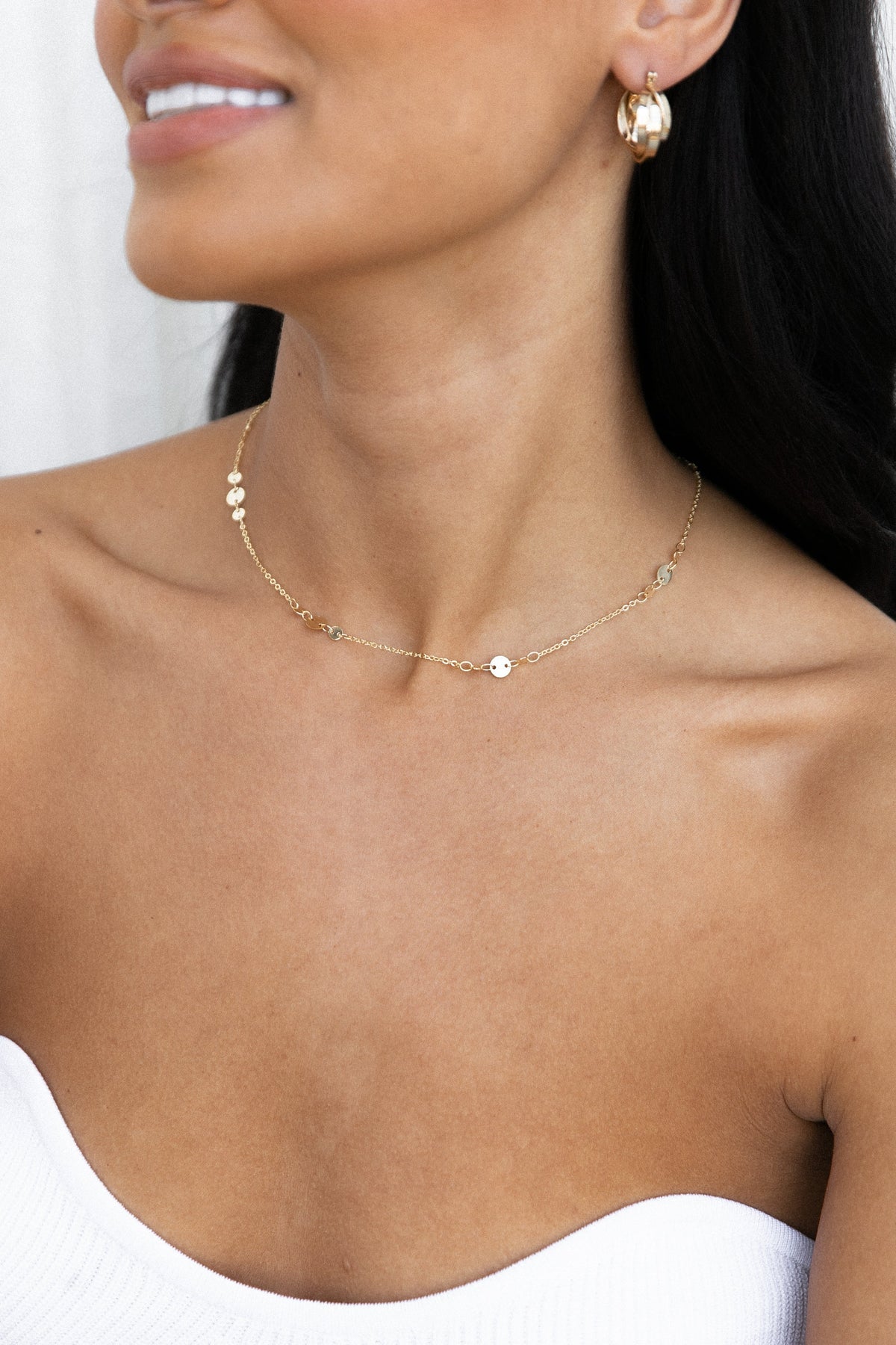 Glimmer Dainty Necklace in Gold – view 1 of 4