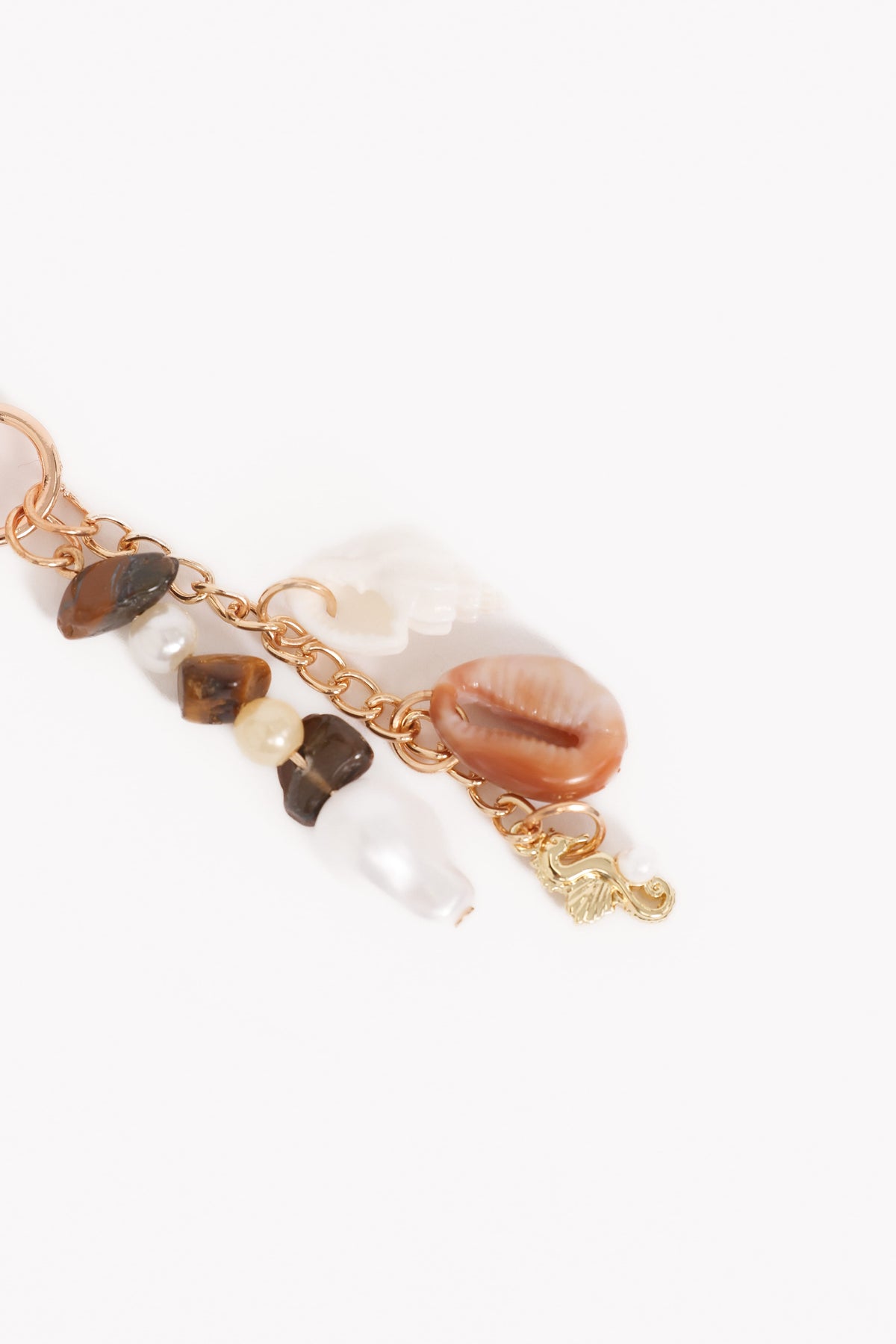 Imogen Shell Key Chain in Gold – view 3 of 5