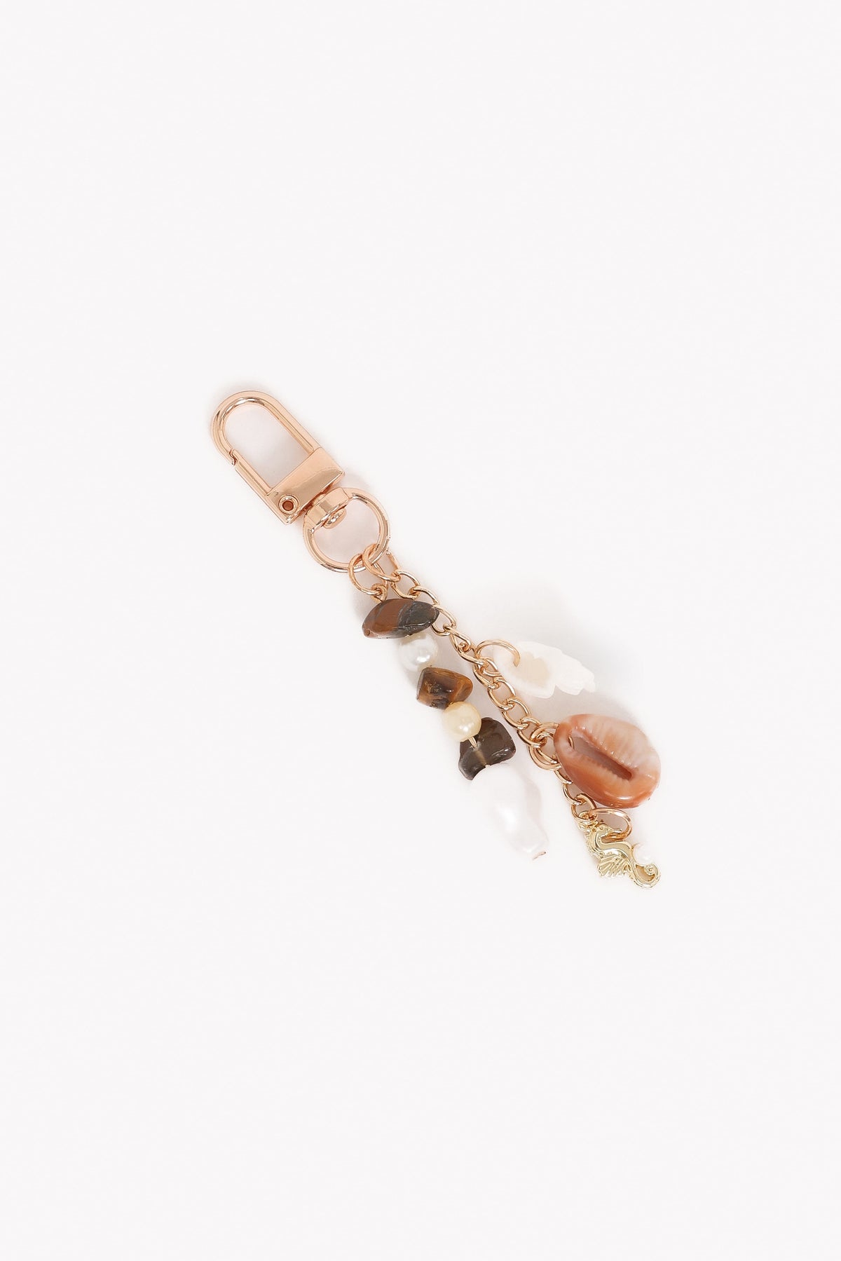 Imogen Shell Key Chain in Gold – view 2 of 5