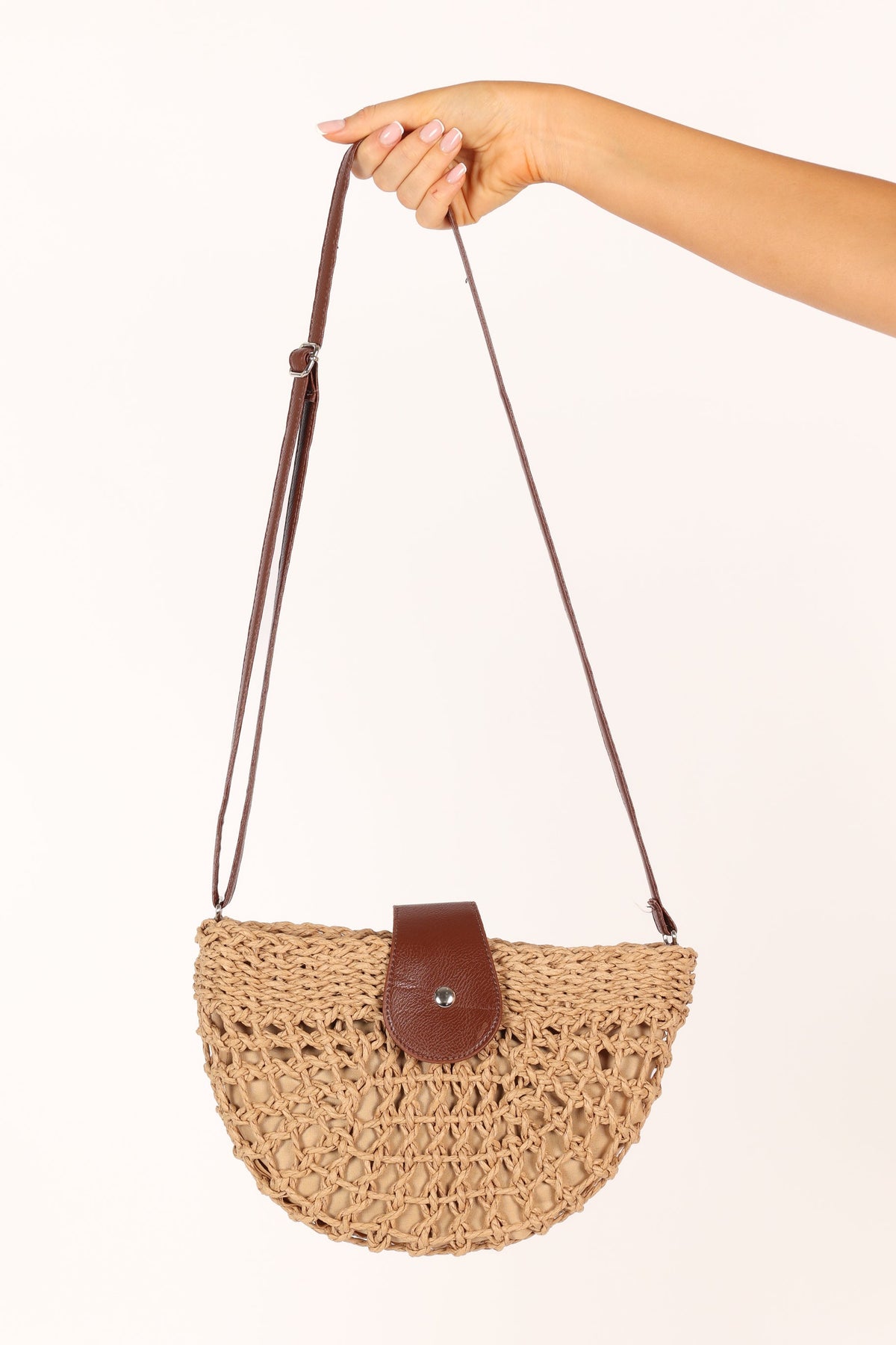 Isle Straw Crossbody Bag in Natural – view 4 of 6