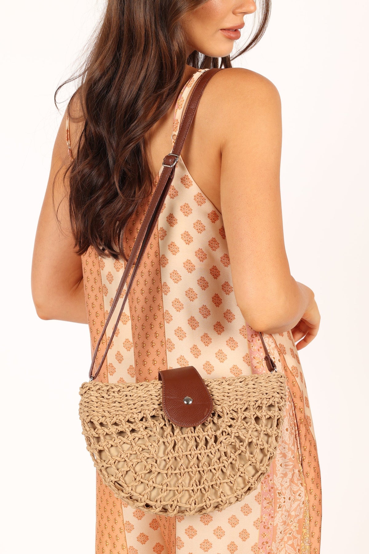 Isle Straw Crossbody Bag in Natural – view 6 of 6