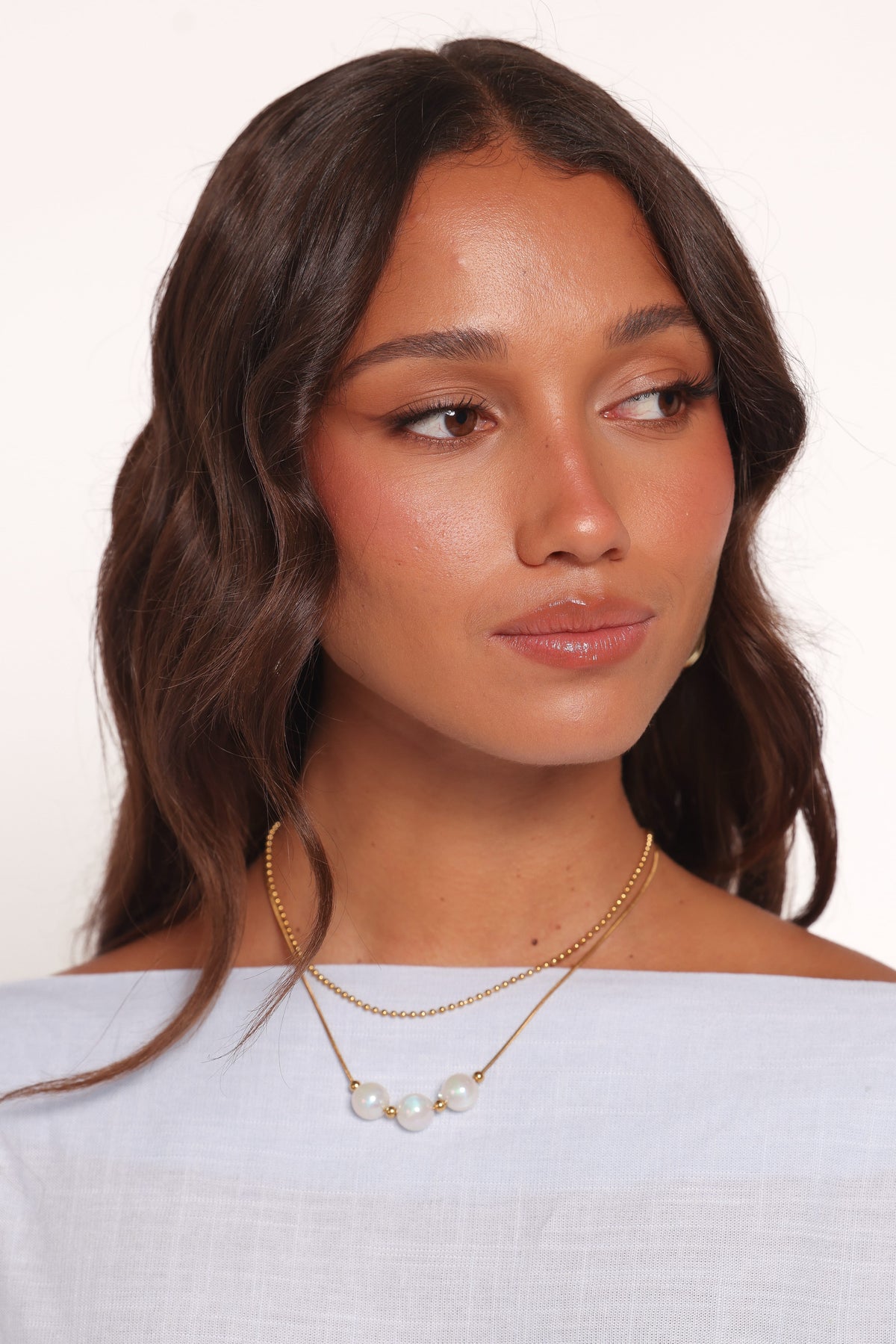 Jamaica Necklace in Pearl – view 1 of 2
