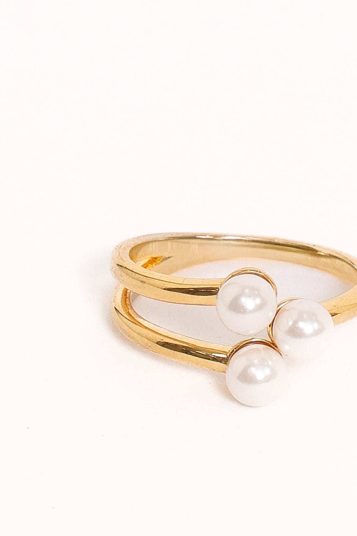 Kelsey Pearl Ring in Gold – view 3 of 4
