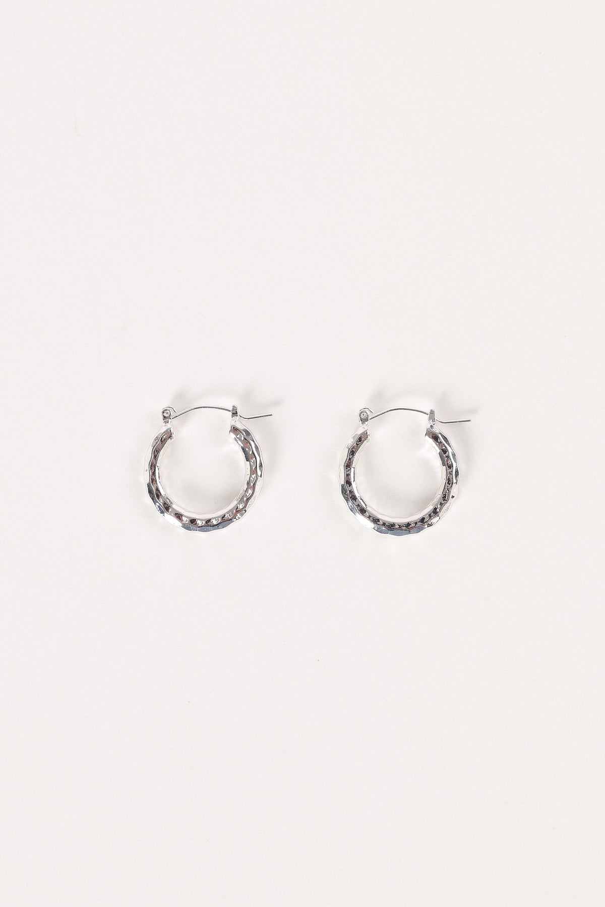 Kennedy Hoop Earrings in Silver – view 1 of 2
