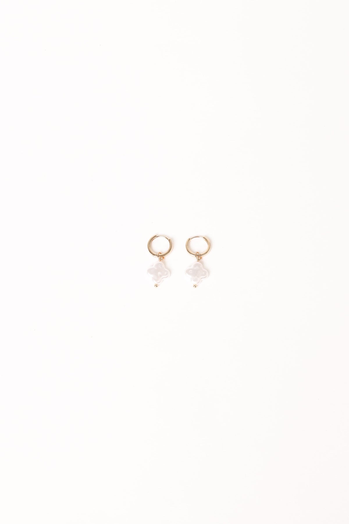 Kieran Earrings in Gold/Pearl – view 2 of 2
