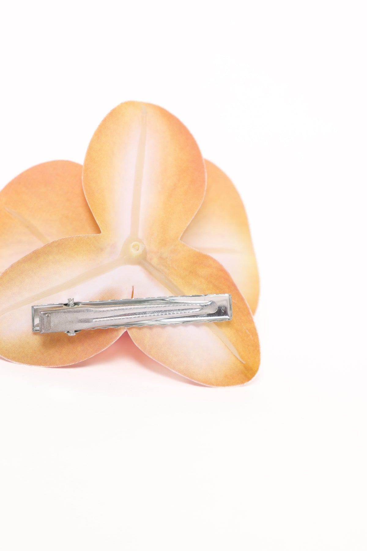 Leila Orchid Hair Clip in Orange – view 4 of 5