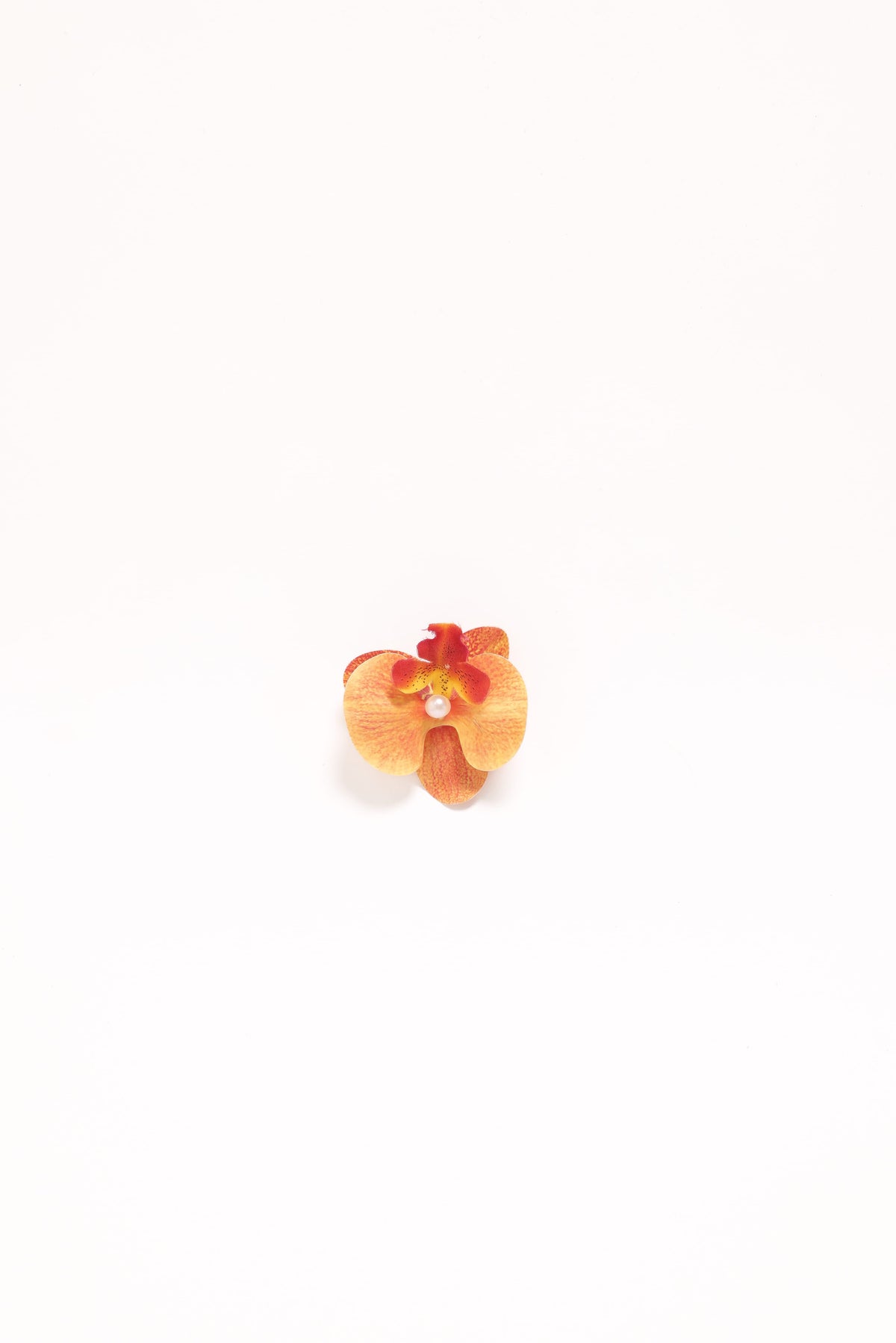 Leila Orchid Hair Clip in Orange – view 3 of 5