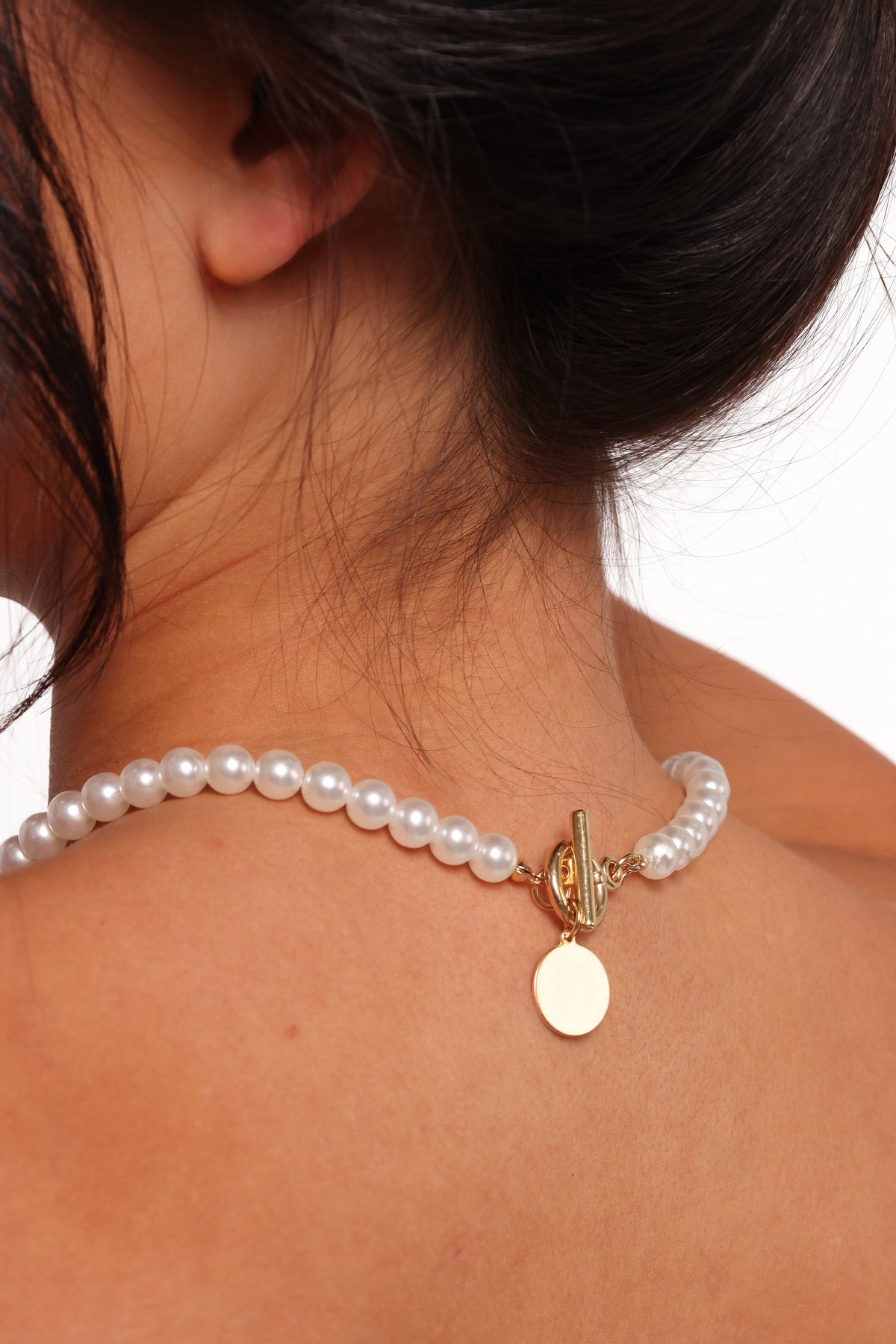 Leni Necklace in Pearl – view 3 of 3