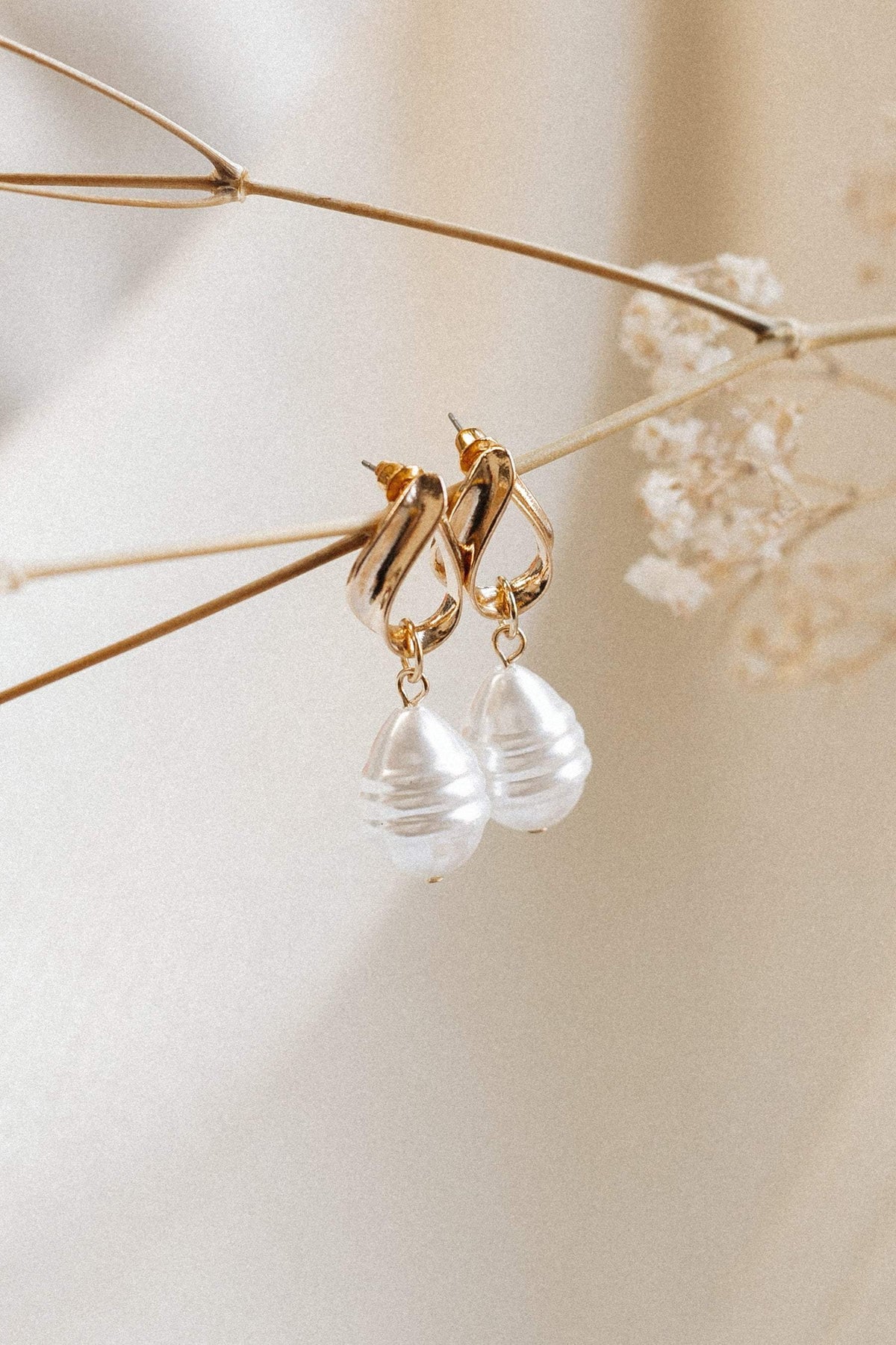 Medella Earrings in Pearl – view 1 of 4