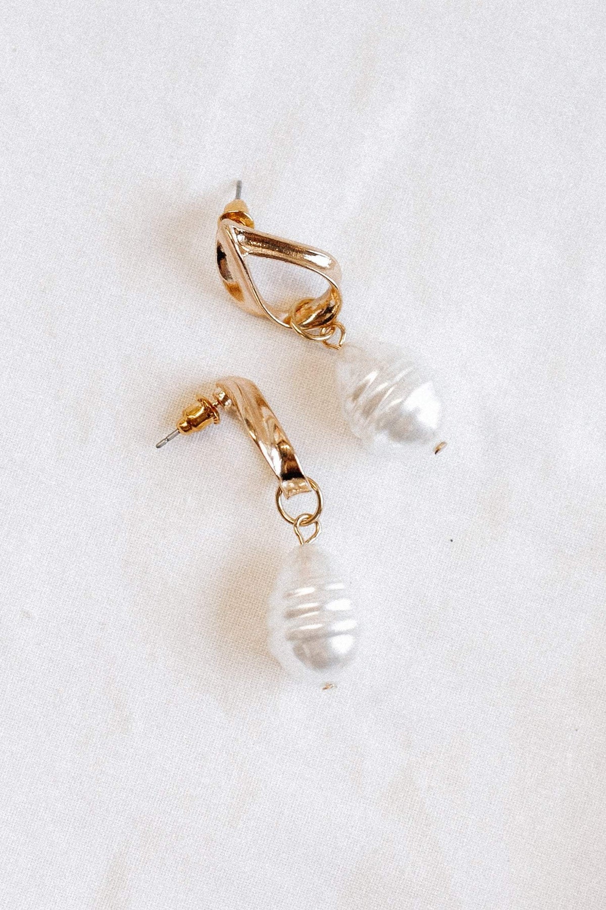 Medella Earrings in Pearl – view 3 of 4