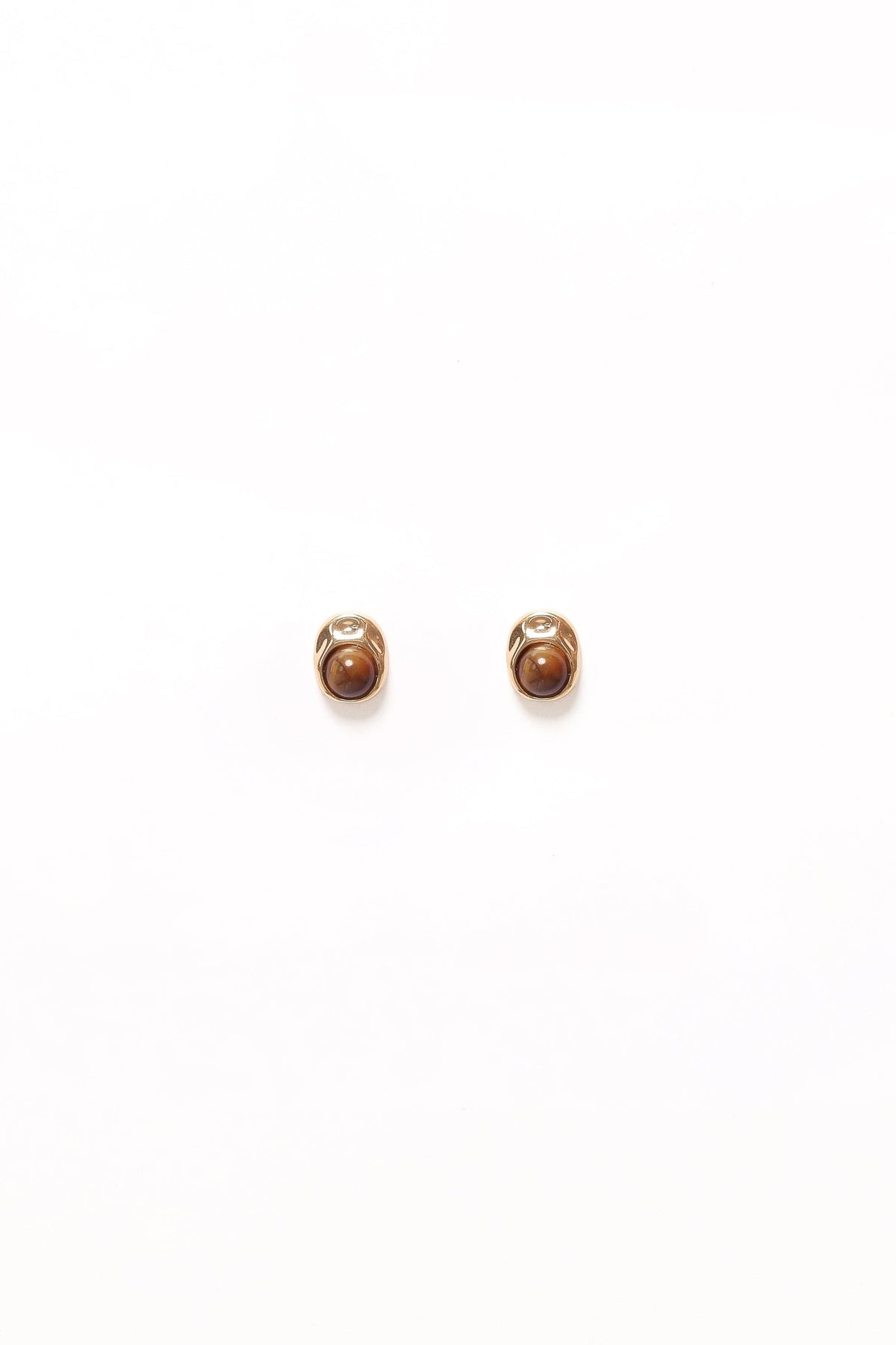Nova Earrings in Brown/Gold – view 3 of 5