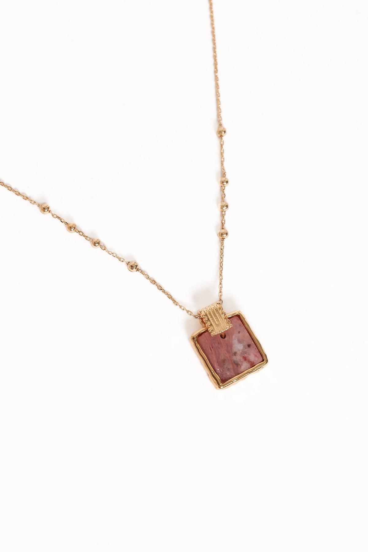 Rosie Necklace in Gold/Pink – view 4 of 4