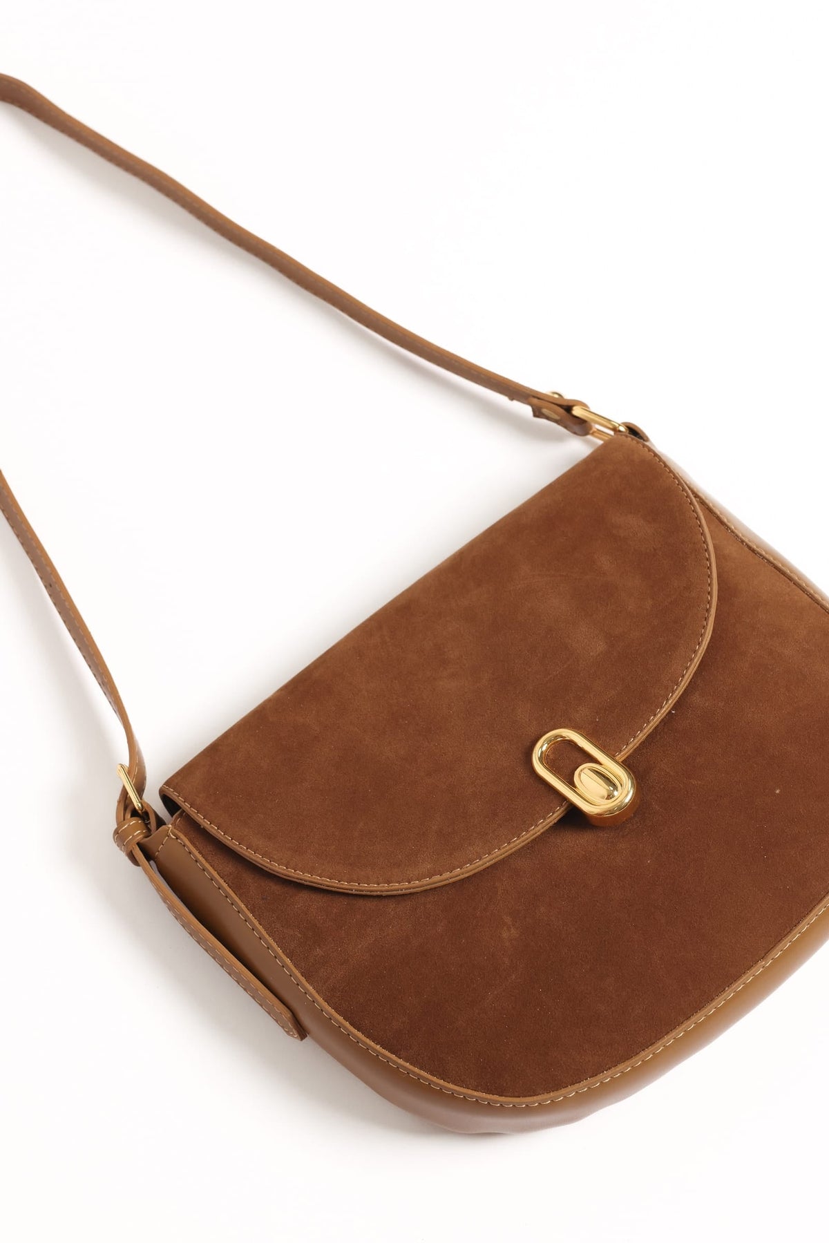 Rowena Crossbody Bag in Brown Suede – view 2 of 4