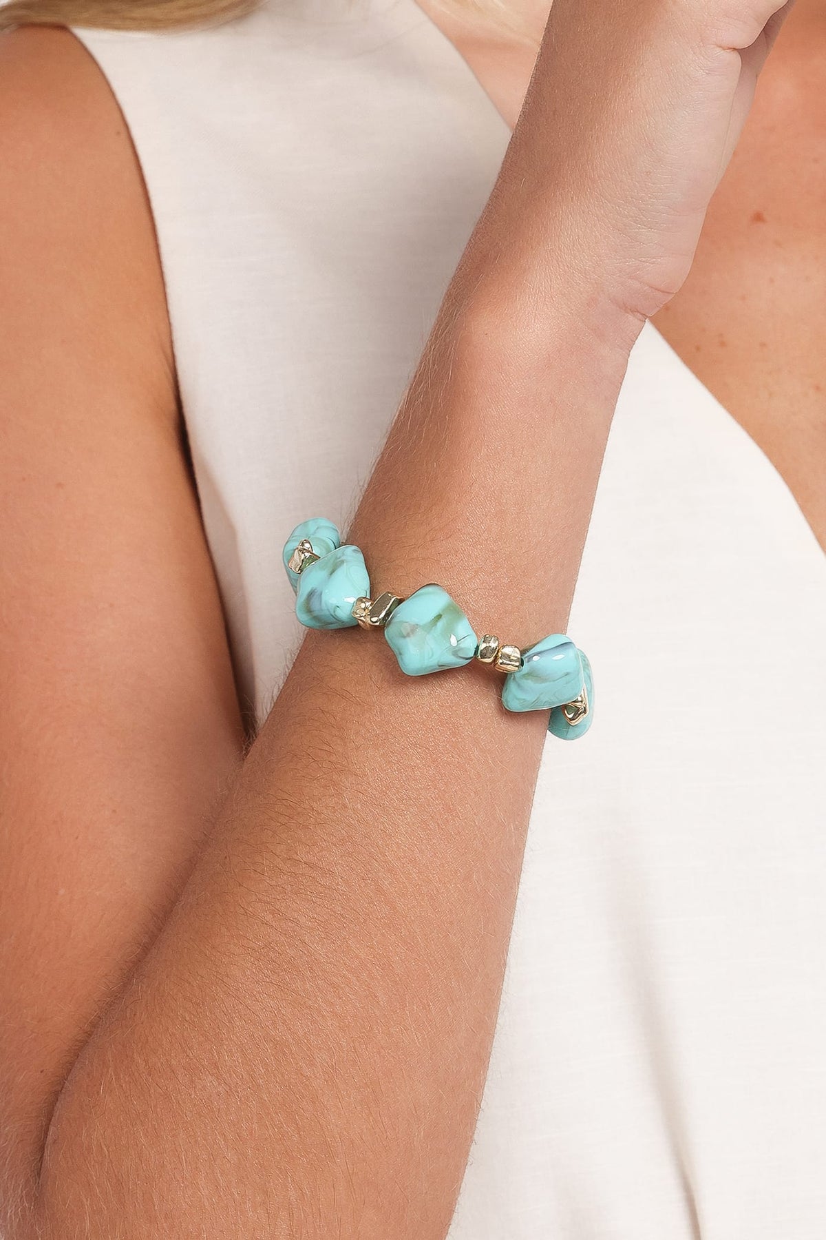 Serenity Bracelet in Blue/Gold – view 2 of 5