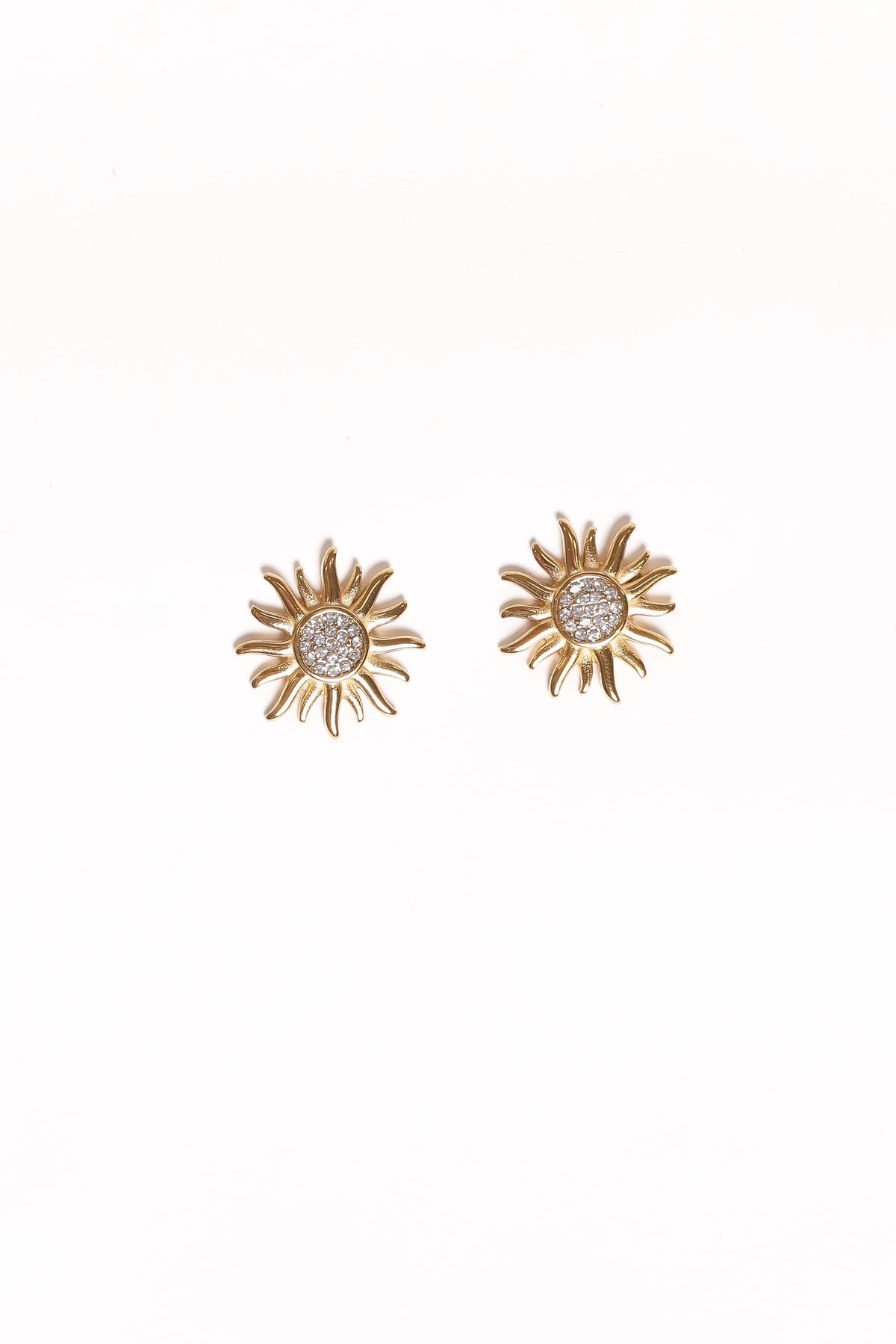 Soleil Earrings in Gold – view 3 of 4