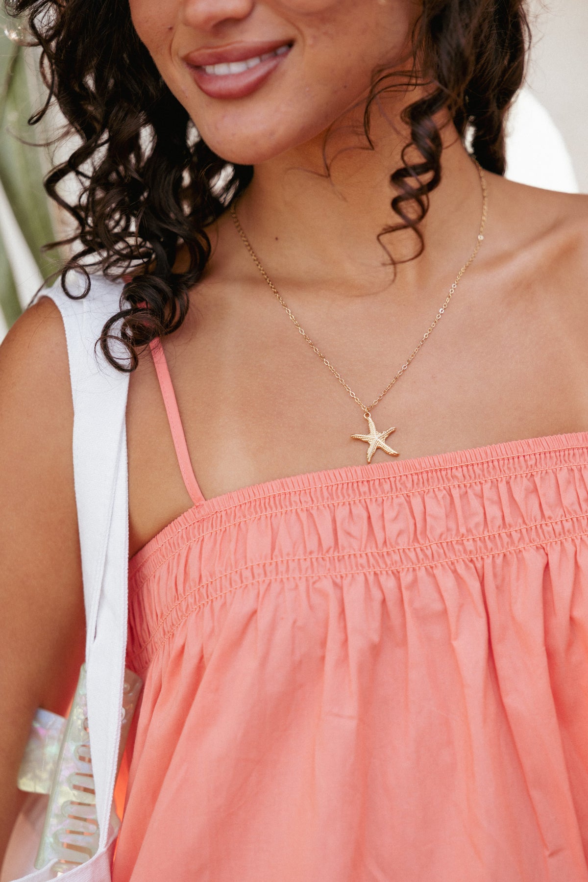 Starfish Necklace in Gold – view 2 of 8