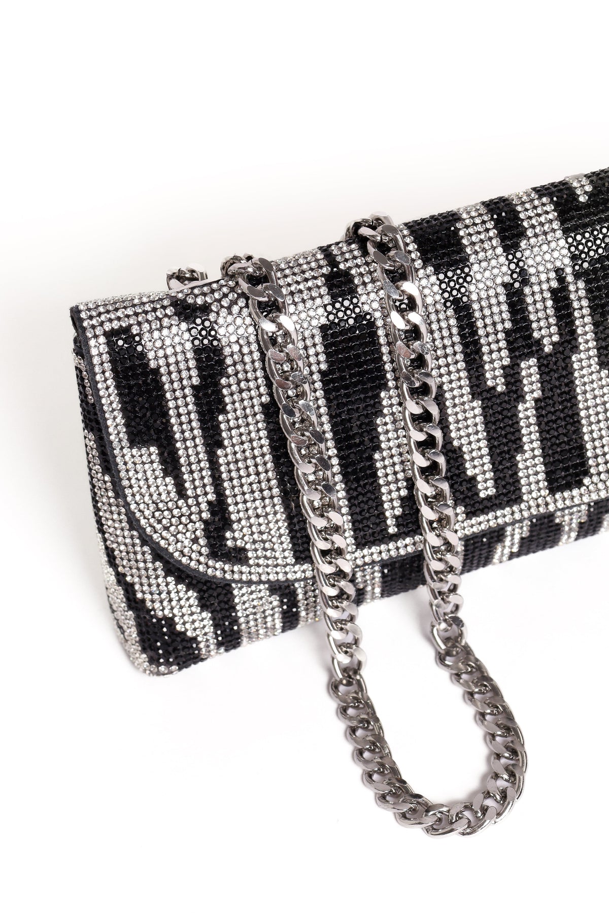 Zara Embellished Bag in Zebra – view 4 of 4