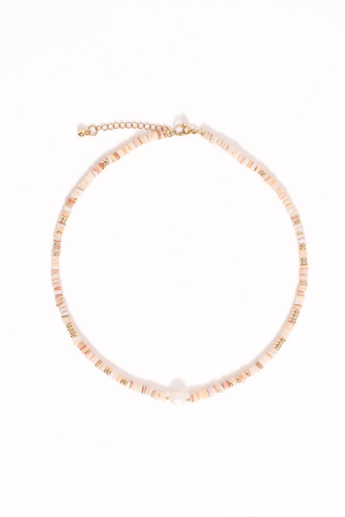Ziva Necklace in White – view 5 of 6