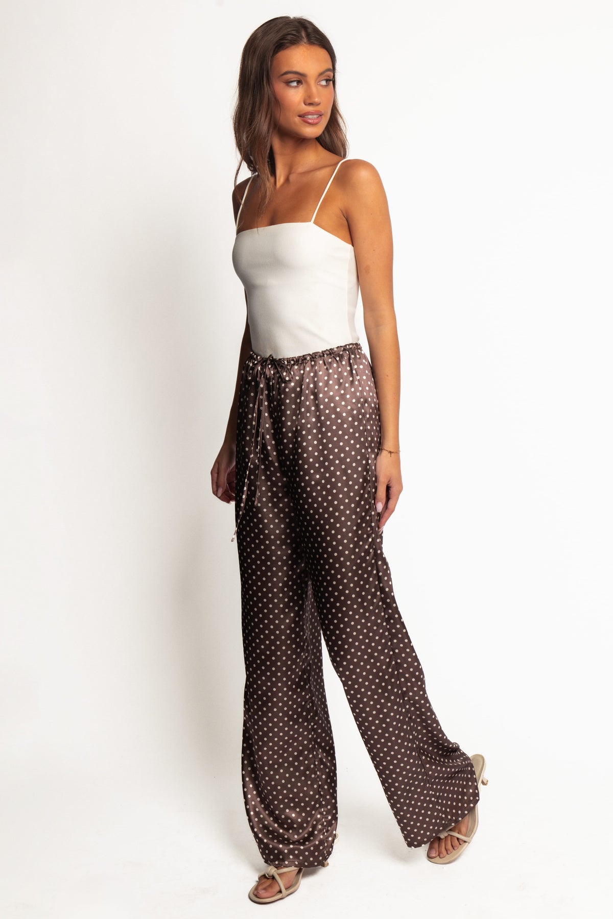 Alima Pants in Brown Polka Dot – view 3 of 5