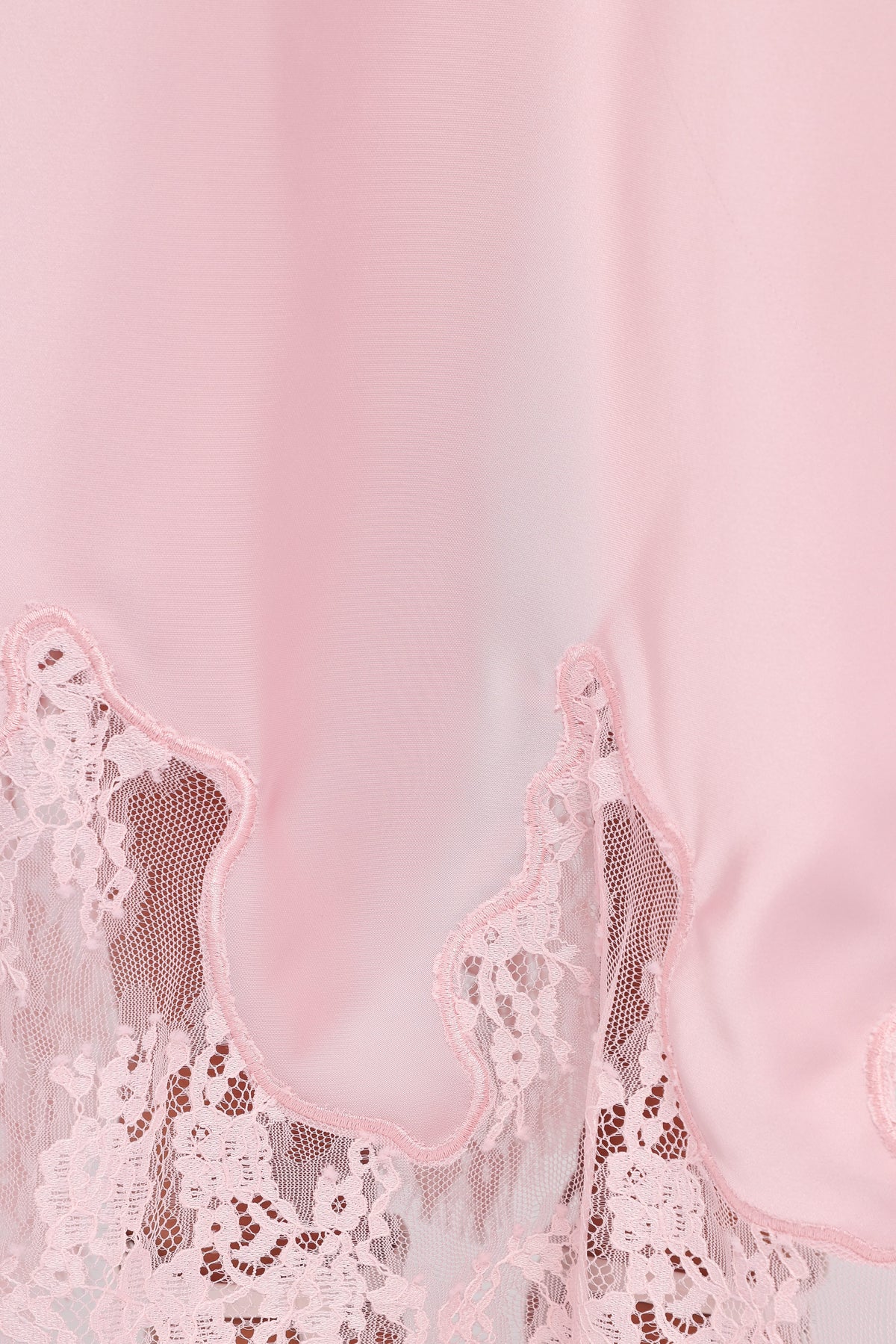 Alira Lace Trim Midi Skirt in Pale Pink – view 6 of 7