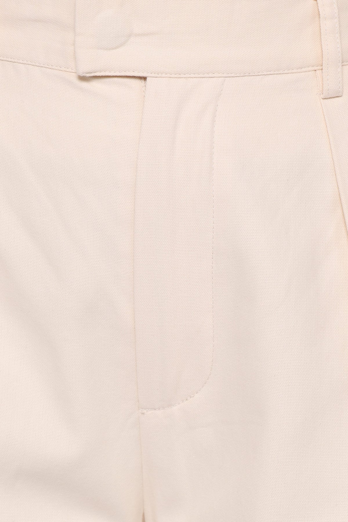 Asher Tie Detail Tapered Leg Pants in Cream – view 7 of 7