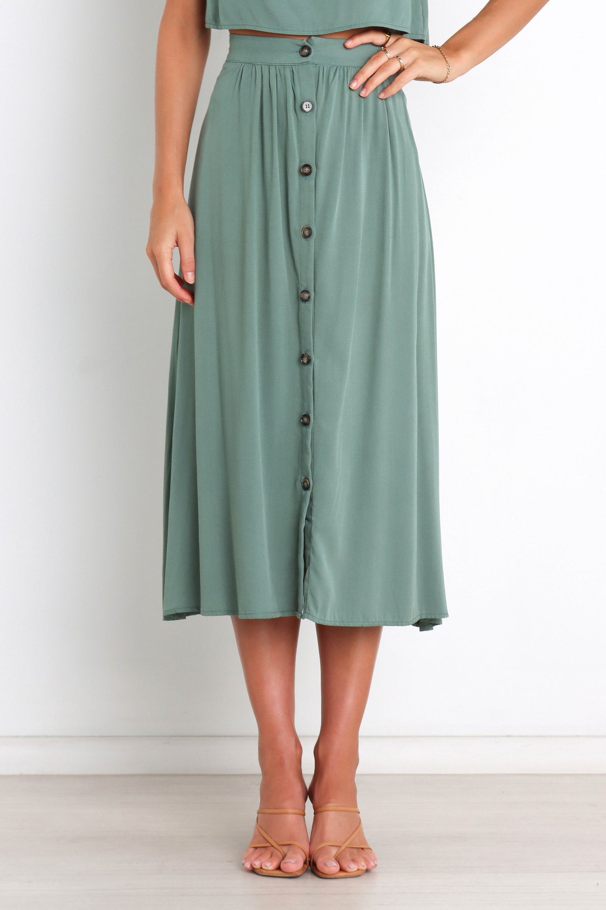 Ava Skirt in Green – view 6 of 7