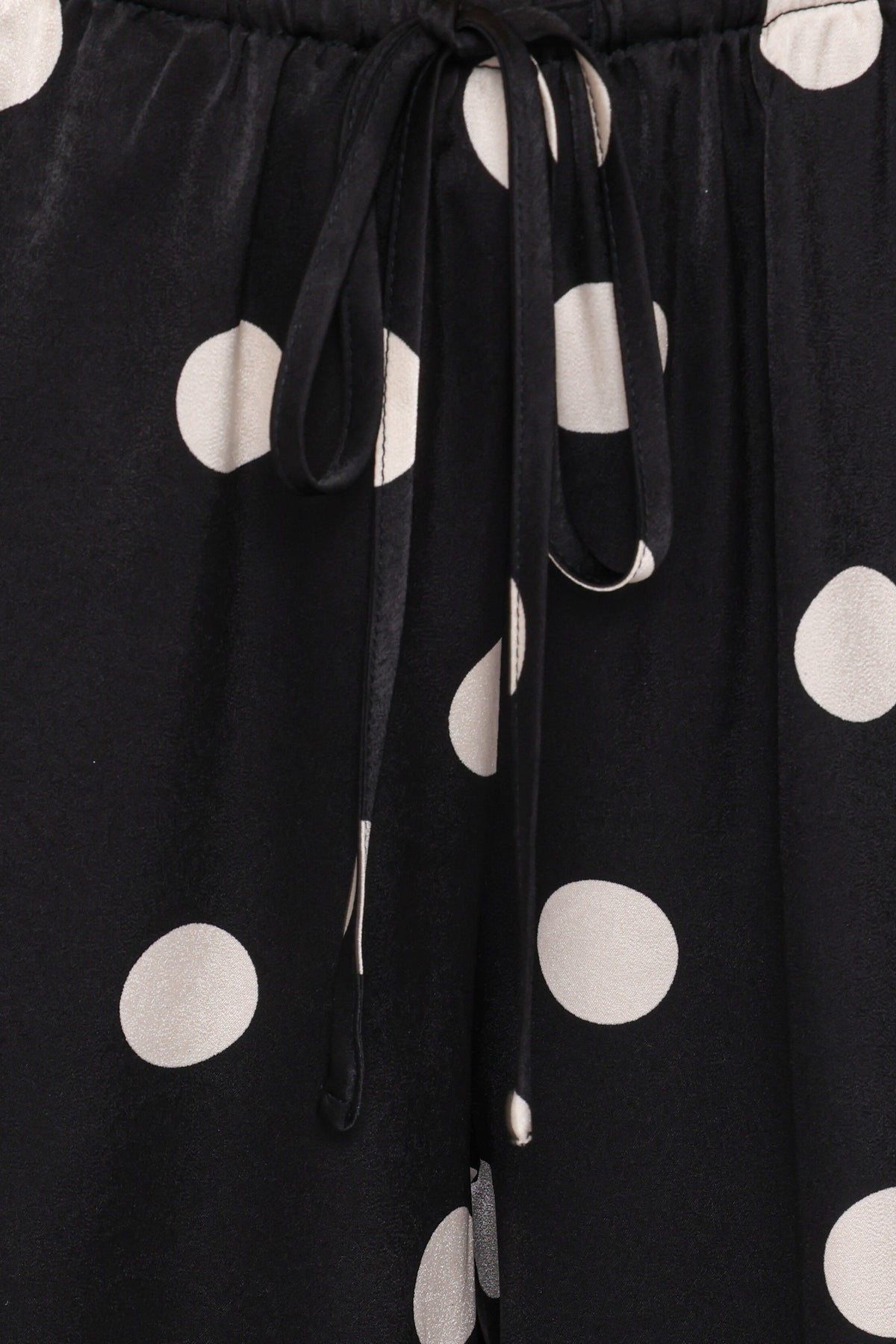 Belinda Drawstring Pant in Black/Cream – view 6 of 6