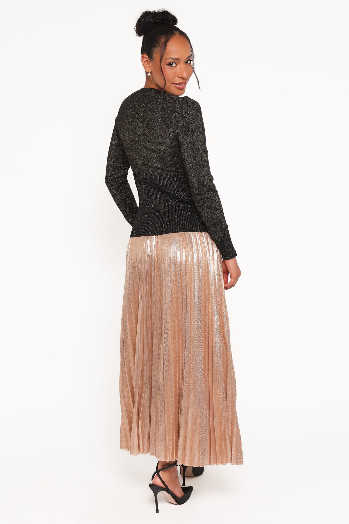 Bethy Maxi Skirt in Gold – view 5 of 8