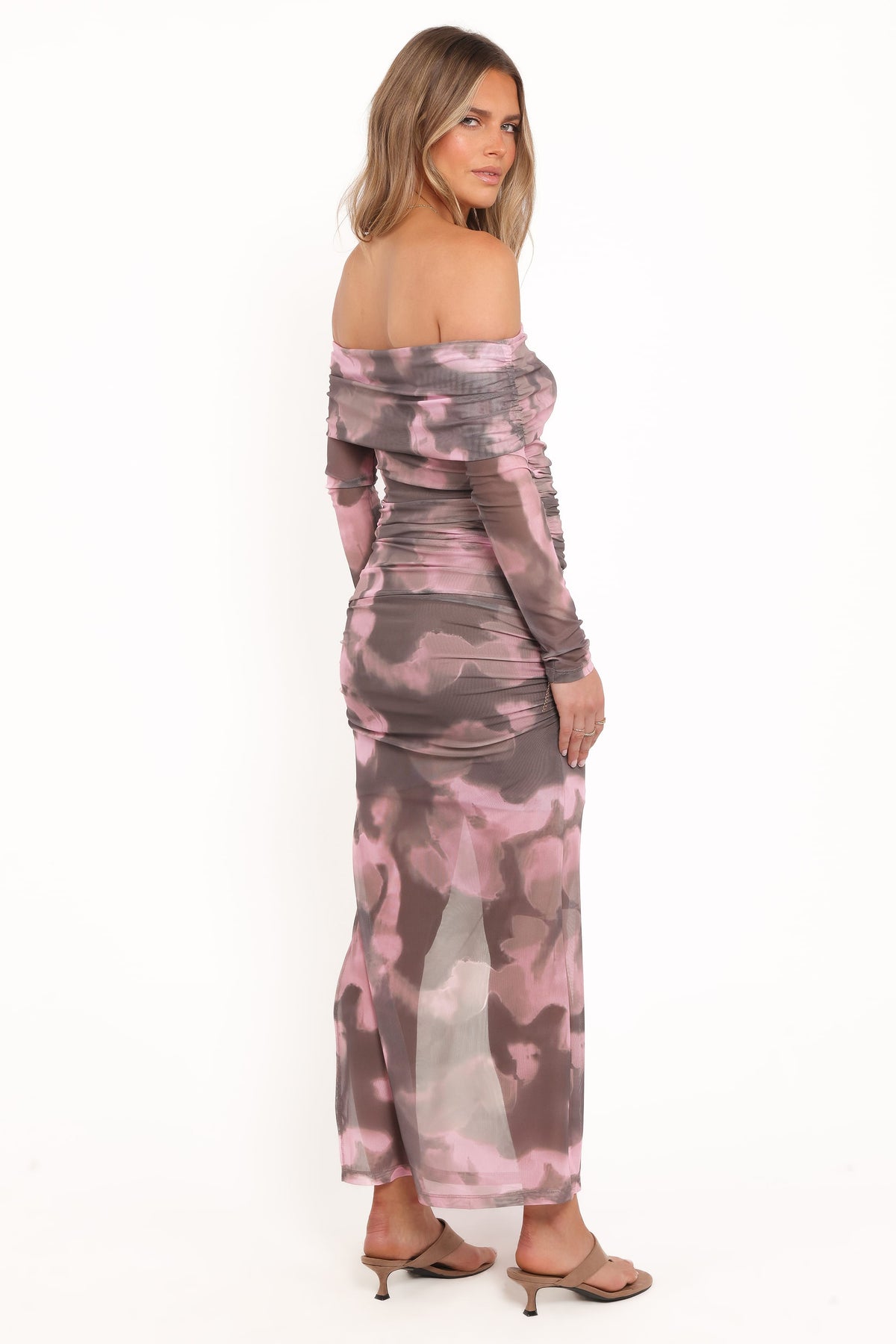 Caelira Skirt in Pink/Brown Print – view 5 of 8
