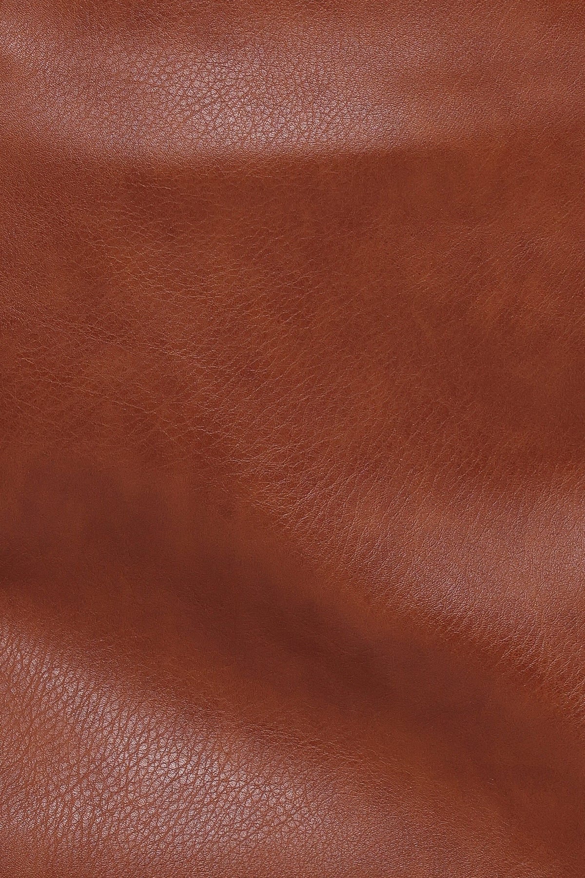 Catania Faux Leather Mini Skirt in Camel Brown – view 7 of 7