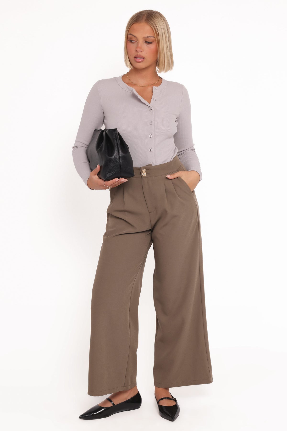 Curtis Pants in Taupe – view 2 of 8