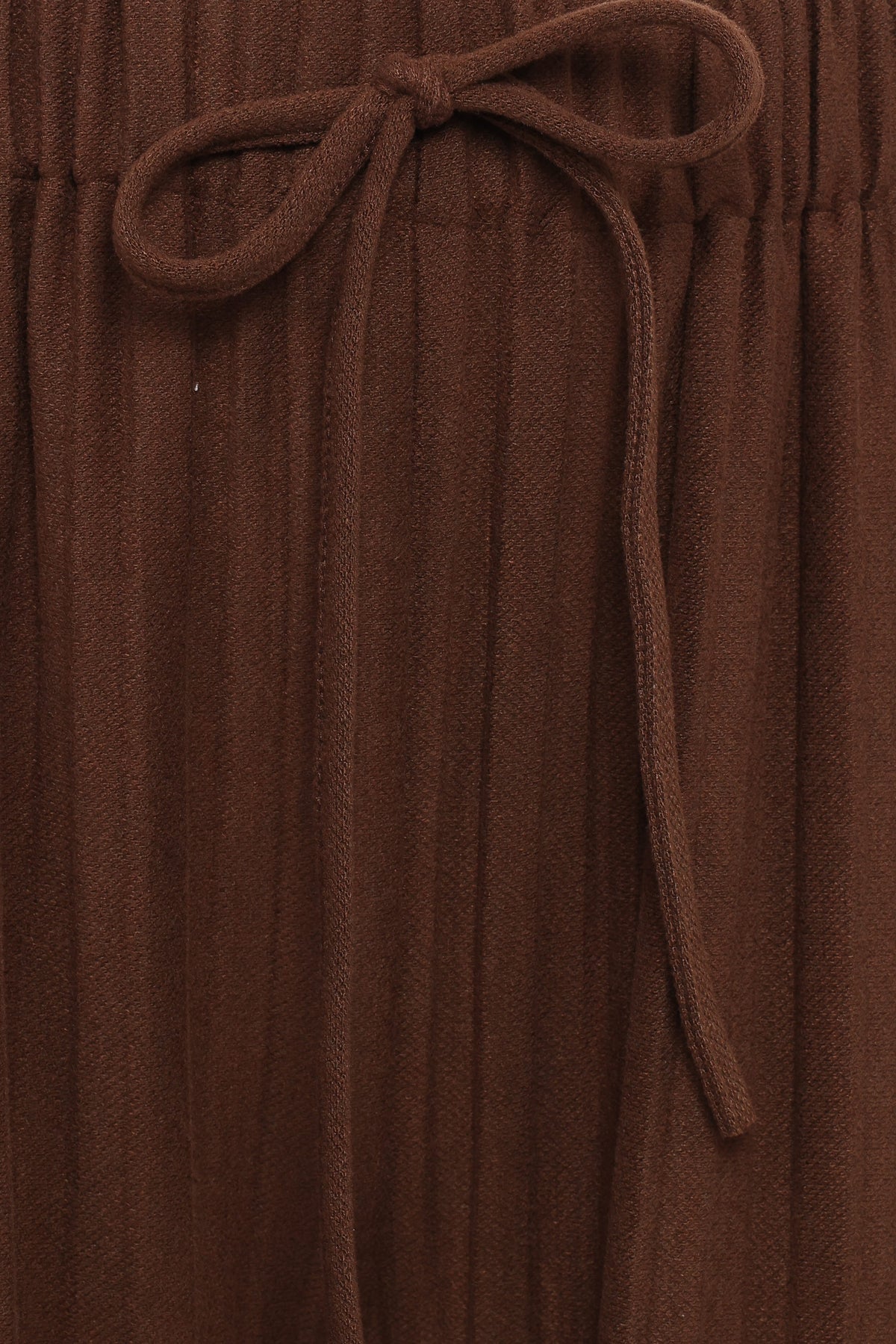 Davis Pleated Knit Pant in Brown – view 6 of 6