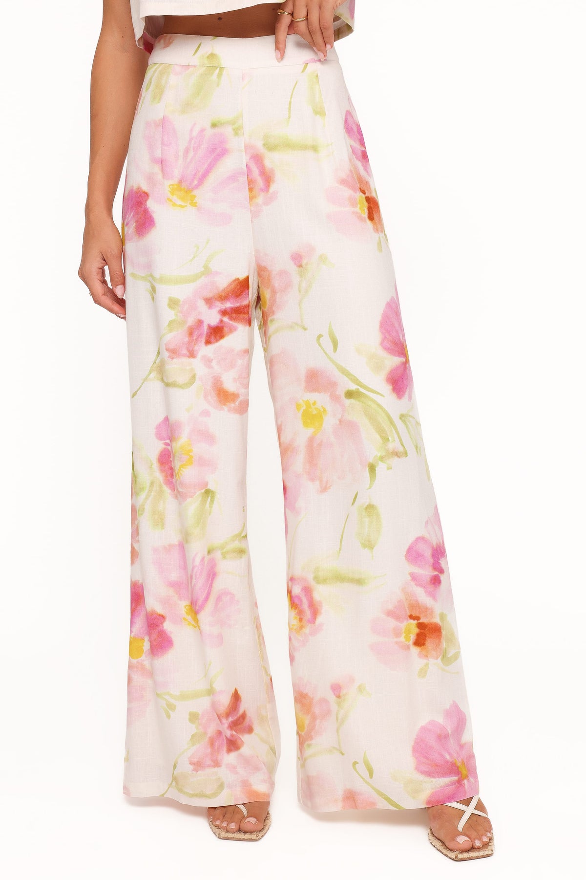 Devlin Pant in Pink Garden Floral – view 4 of 6